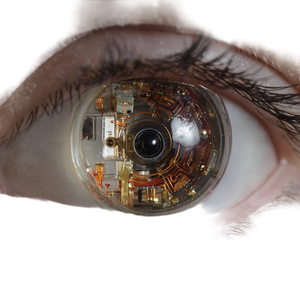 Prosthetic Camera Eye Vinyl Car Decal Sticker – Waterproof & UV-Resistant 3.4133333333333336"