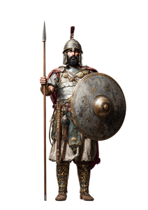 Ancient Persian Soldier V4 Vinyl Car Decal Sticker – Waterproof & UV-Resistant 4.373333333333333"