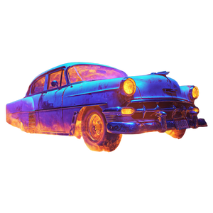 Burning Ghost Car Vinyl Car Decal Sticker – Waterproof & UV-Resistant 3.4133333333333336"