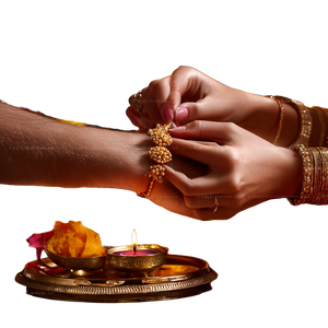 Raksha Bandhan Siblings Vinyl Car Decal Sticker – Waterproof & UV-Resistant 3.4133333333333336"