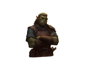 Insulted Half-Orc Shopkeeper Vinyl Car Decal Sticker – Waterproof & UV-Resistant 6.1866666666666665"