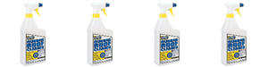4x Effortlessly Clean Rubber Roof | Remove Dirt & Chalk | Quick & Easy 32oz Spray