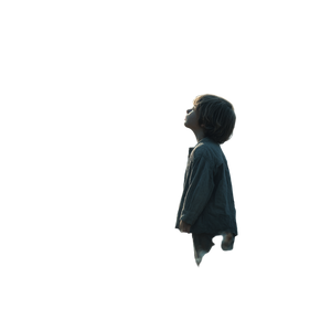 Boy In Moonlight Vinyl Car Decal Sticker – Waterproof & UV-Resistant 3.4133333333333336"