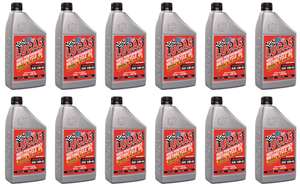 12x Lucas Oil Synthetic Oil SAE 10W-40 Quart | Lower Temperatures, Longer Life, Great Protection | API SJ/JASO MB