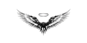 Angel Wings Logo V2 Vinyl Car Decal Sticker – Waterproof & UV-Resistant 5.12" Angel Wings Logo V2 Vinyl Car Decal Sticker – Waterproof & UV-Resistant 5.12"
