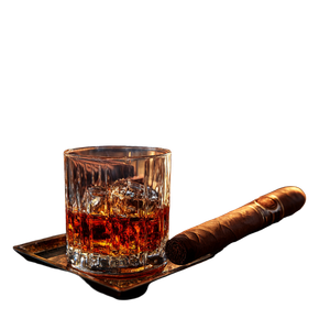 Whiskey Cigar Flyer Vinyl Car Decal Sticker – Waterproof & UV-Resistant 6.826666666666667"