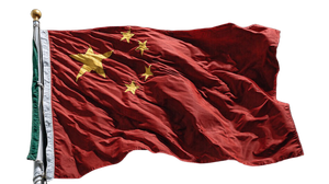 Chinese Flag V2 Vinyl Car Decal Sticker – Waterproof & UV-Resistant 5.4