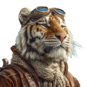 Tiger In 8K Vinyl Car Decal Sticker – Waterproof & UV-Resistant 3.4133333333333336"