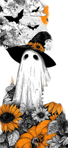 Cute Ghost Witch V13 Vinyl Car Decal Sticker – Waterproof & UV-Resistant 10.666666666666666"