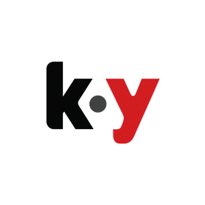 Minimal Ky Logo Vinyl Car Decal Sticker – Waterproof & UV-Resistant 6.826666666666667"
