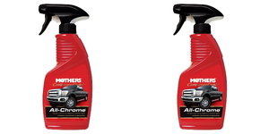 2x Mothers California Gold Metal Polish | Cleans and Polishes Chrome Finish 12 oz | Restores Sparkling Shine