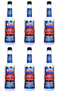 6x Lucas Oil Power Steering Fluid | Synthetic Formula with Conditioners