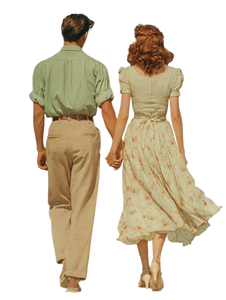Couple Holding Hands V15 Vinyl Car Decal Sticker – Waterproof & UV-Resistant 8.213333333333333"