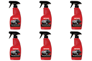 6x Mothers California Gold Metal Polish | Cleans and Polishes Chrome Finish 12 oz | Restores Sparkling Shine