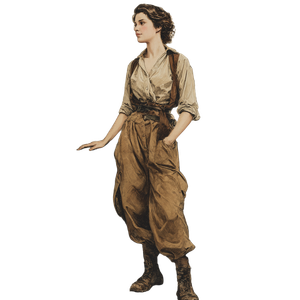 Adventurous Expedition Woman Vinyl Car Decal Sticker – Waterproof & UV-Resistant 3.4133333333333336"