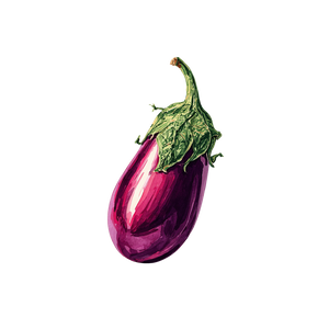Purple Eggplant V2 Vinyl Car Decal Sticker – Waterproof & UV-Resistant 6.826666666666667"