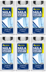 6x Star Brite Fabric Cleaner | Biodegradable & Concentrated Formula | Removes Dirt, Grease, Mildew Stains | Great for Boat Covers