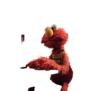 Drunk Elmo Alone Vinyl Car Decal Sticker – Waterproof & UV-Resistant 3.4133333333333336"
