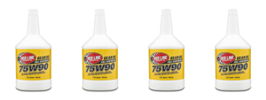 4x High Performance 75W-90 GL-5 Synthetic Gear Oil | 1 Quart | For Limited Slip Differentials & Manual Transmissions