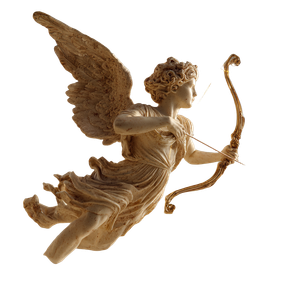 Surreal Luxury Cupid Vinyl Car Decal Sticker – Waterproof & UV-Resistant 3.4133333333333336"