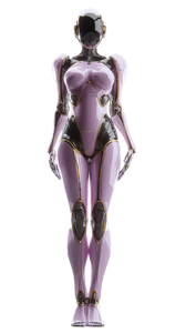 Sleek Humanoid Robot V5 Vinyl Car Decal Sticker – Waterproof & UV-Resistant 4.8533333333333335"