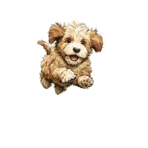 Puppy Jumping Log Vinyl Car Decal Sticker – Waterproof & UV-Resistant 3.4133333333333336"
