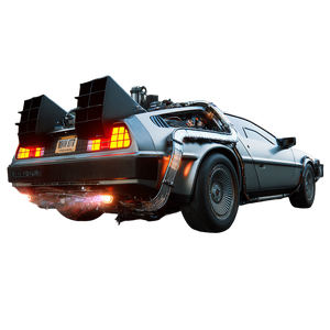 Delorean Time Machine V2 Vinyl Car Decal Sticker – Waterproof & UV-Resistant 3.4133333333333336"