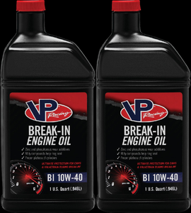 2x VP Racing Break-In Oil | Enhance Cylinder Plateau | Ultimate Cam Protection | SAE 10W-40