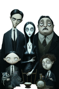 Tim Burton Addams Family Vinyl Car Decal Sticker – Waterproof & UV-Resistant 4.4