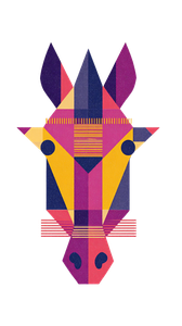 Geometric Horse Head V2 Vinyl Car Decal Sticker – Waterproof & UV-Resistant 9.706666666666667"