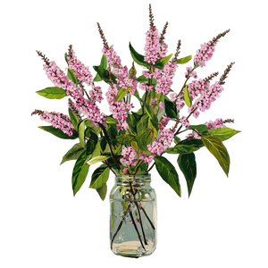 Whimsical Floral Vase Vinyl Car Decal Sticker – Waterproof & UV-Resistant 6.826666666666667"