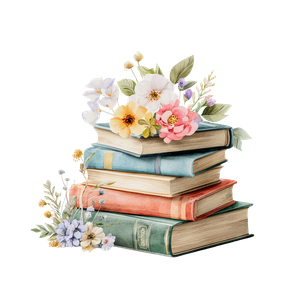 Watercolor Book Stack Vinyl Car Decal Sticker – Waterproof & UV-Resistant 3.4133333333333336"