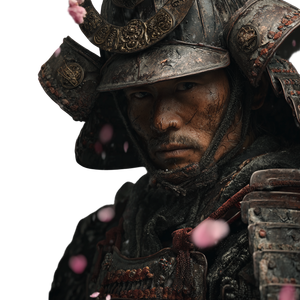 Samurai Warrior Portrait V10 Vinyl Car Decal Sticker – Waterproof & UV-Resistant 6.826666666666667"
