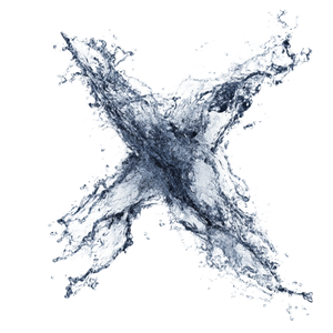 Water Splash Cross Vinyl Car Decal Sticker – Waterproof & UV-Resistant 6.826666666666667"