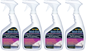 4x Thetford Rubber Roof Cleaner | Deep Clean & Condition RV Roof | Removes Oxidation, Tree Sap, Bird Droppings | Non-Toxic & Biodegradable
