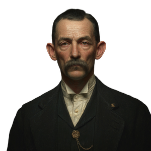 Appalachian Butler Portrait Vinyl Car Decal Sticker – Waterproof & UV-Resistant 6.826666666666667"