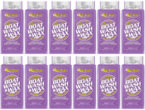 12x Ultimate Marine Surface Protector | All-in-One Car Wash Liquid with Wax | 16oz | Eco-Blueberry Scent