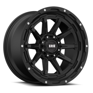 Enhance Your Ride with Grid Wheels GD17|Matte Black|1 Piece Cast Aluminum|TPMS Compatible