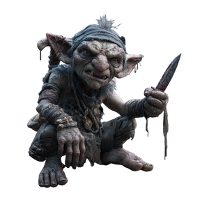 Angry Goblin Attacking Vinyl Car Decal Sticker – Waterproof & UV-Resistant 3.4133333333333336"