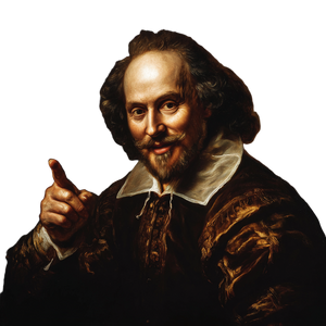 Shakespeare Portrait V5 Vinyl Car Decal Sticker – Waterproof & UV-Resistant 6.826666666666667"