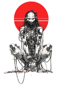 Chained Demonic Woman Vinyl Car Decal Sticker – Waterproof & UV-Resistant 8.213333333333333"