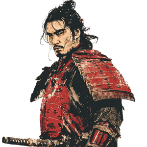 Nobunaga Oda Samurai Vinyl Car Decal Sticker – Waterproof & UV-Resistant 6.826666666666667"