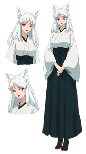 Anime Fox-Eared Woman Vinyl Car Decal Sticker – Waterproof & UV-Resistant 9.706666666666667"