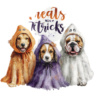 Ghost Costume Dogs V2 Vinyl Car Decal Sticker – Waterproof & UV-Resistant 3.4133333333333336"