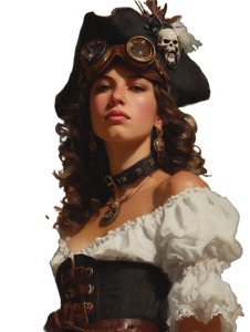 Elegant Pirate Portrait Vinyl Car Decal Sticker – Waterproof & UV-Resistant 8.213333333333333" Elegant Pirate Portrait Vinyl Car Decal Sticker – Waterproof & UV-Resistant 8.213333333333333"