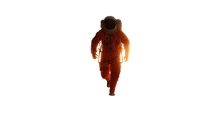 Cosmonaut In Motion V3 Vinyl Car Decal Sticker – Waterproof & UV-Resistant 5.4