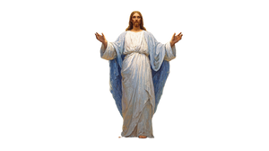 Solemn Jesus Mosaic Vinyl Car Decal Sticker – Waterproof & UV-Resistant 2.72"