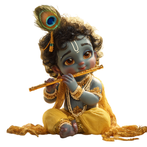 Baby Lord Krishna V11 Vinyl Car Decal Sticker – Waterproof & UV-Resistant 3.4133333333333336"