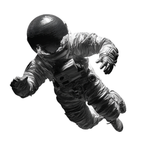 Disco Ball Astronaut V2 Vinyl Car Decal Sticker – Waterproof & UV-Resistant 6.826666666666667"