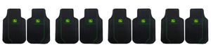 4x Green John Deere Floor Mat | Elite Series | High Quality Rubber | Black | Molded Logo 4x Green John Deere Floor Mat | Elite Series | High Quality Rubber | Black | Molded Logo